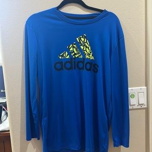 Adidas Boys blue shirt